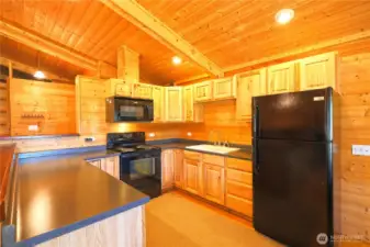 Spacious kitchen
