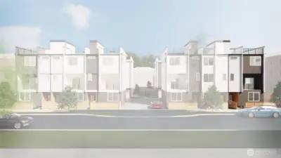 Highlighted unit, marketing rendering