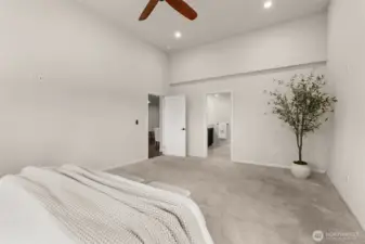 Primary view into primary bath.