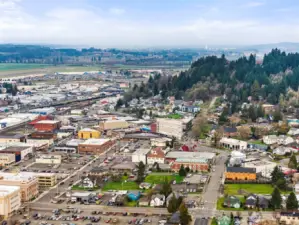 Close to downtown Chehalis.