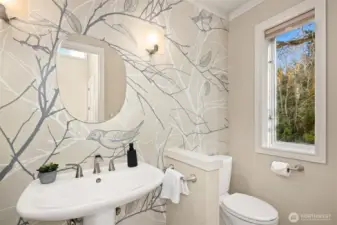 Main floor powder room.