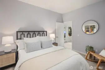 Second bedroom on the lower level.