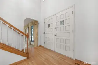 Looking back at front door