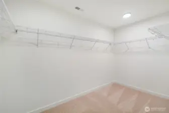 Primary closet