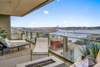 A look to the SW from the view terrace.