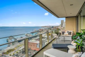 Views to the NW from the view terrace.