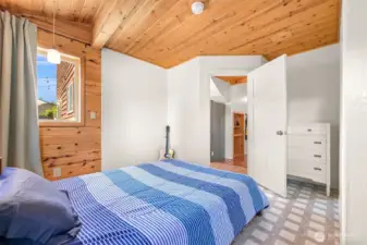 Main floor bedroom or a perfect studio or office.