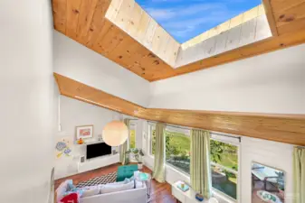 Look back onto your home before you head upstairs