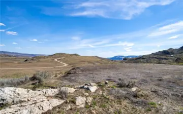 View to the SE of a potential built site