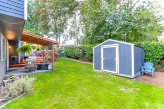 Shed to store all your yard tools in