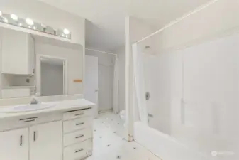 3/4 bath downstairs