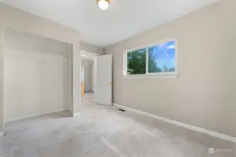 Downstairs bedroom showing on suite 3/4 bath.