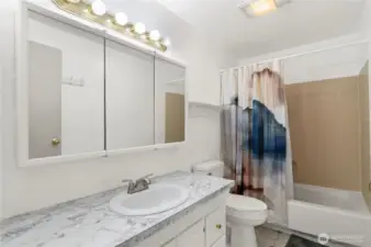 Main floor full bathroom.