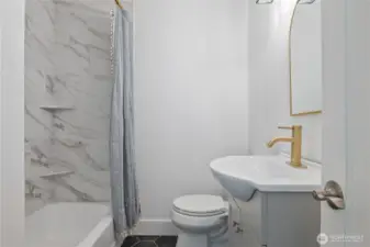 Remodeled bathroom