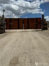 Welcome to Summer Run Estates...the mailbox on the left of the gate, is the key box for the code.