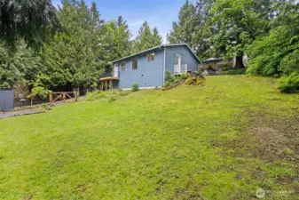 Just under 1/4 acre yard