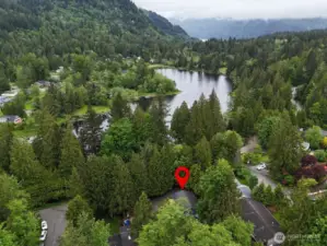 Reed Lake is right across the street