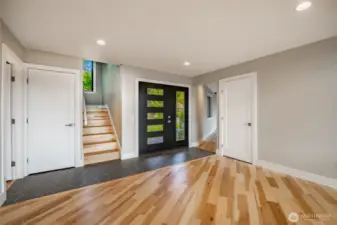 Entry Door and Stairs to 2nd Story