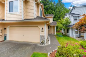 Low maintenance landscaping.