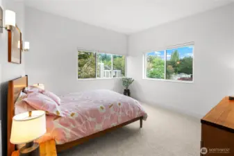 Bird's eye view of surroundings from bedroom windows