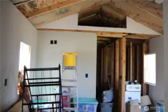 Room for a bedroom, bathroom and living space.