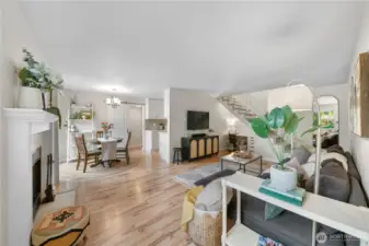 Welcome to this open and airy townhouse condo fully of natural light.