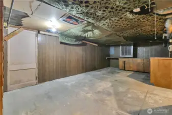 Basement room - lots of potential to finish this space.