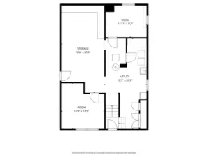 Basement floor plan