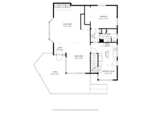 Main-level floor plan
