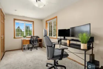 office space off family room