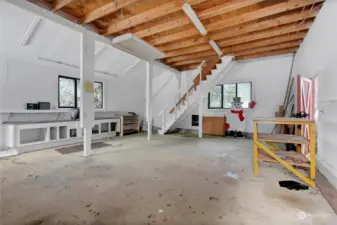 Barn interior