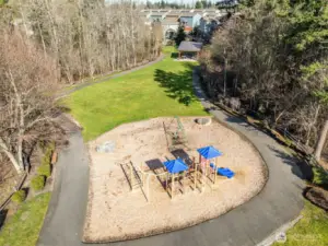 Large Playground & Park – A fantastic space with paved walkways, picnic pergola, and fields for recreation.