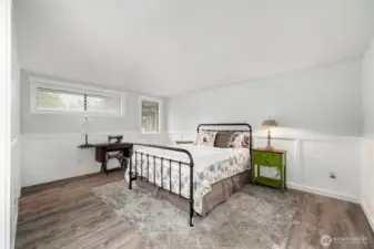 Spacious primary bedroom
