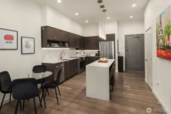 Enough Room For Dining Table next to the Kitchen