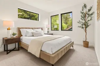 Large Second Bedroom with En-Suite Bath and Heating/Cooling