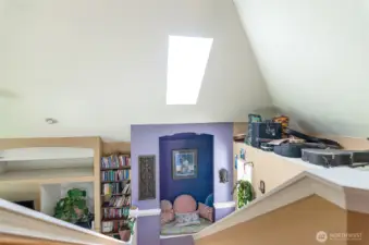 View overlooking the living room below.