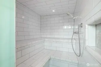 Steam room.