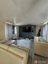 Living room from the front door view
