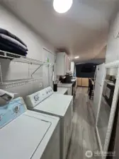 Washer and dryer