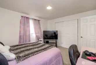 Double closets in Primary Bedroom