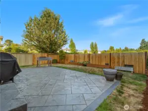 Nice sized back patio, perfect for entertaining, or relaxing and enjoying those warm summer evenings.