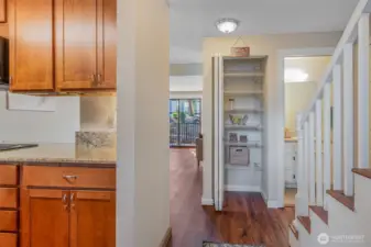 Great pantry space.