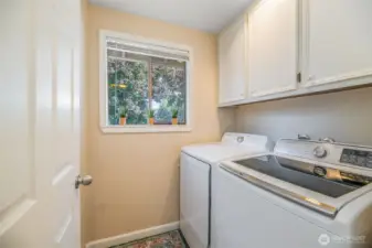 Upper floor laundry room.