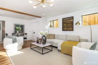 With separate entrance, this has true MIL/ADU possibilities.