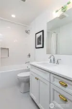 Lower full bath.