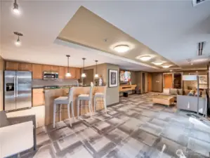 Host, cook, and relax—your owners’ lounge features a fully outfitted space for every occasion.