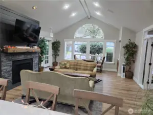 Clubhouse lounge area