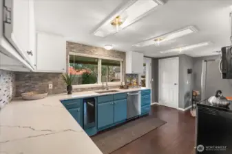 This kitchen has it all, your own wine fridge and a spacious pantry providing storage for all your kitchen needs.