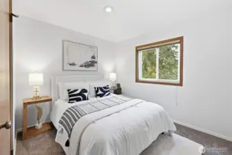 Bedroom #3 faces west.