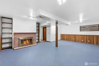 Downstairs there's a wide open bonus room ready to be utilized for whatever it's new owner wants and needs.